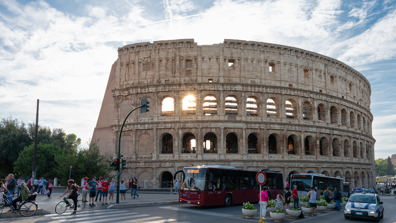 toilets in the Colosseum